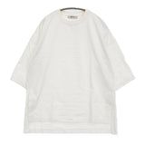 nano universe コットンワイドスリットプルオーバー 長袖Ｔシャツ カットソー ロンＴ ホワイト レディース ナノユニバース【中古】5-0809M♪