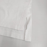 nano universe コットンワイドスリットプルオーバー 長袖Ｔシャツ カットソー ロンＴ ホワイト レディース ナノユニバース【中古】5-0809M♪