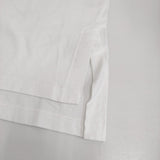 nano universe コットンワイドスリットプルオーバー 長袖Ｔシャツ カットソー ロンＴ ホワイト レディース ナノユニバース【中古】5-0809M♪