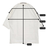 nano universe コットンワイドスリットプルオーバー 長袖Ｔシャツ カットソー ロンＴ ホワイト レディース ナノユニバース【中古】5-0809M♪