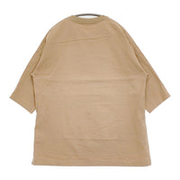 nano universe コットンワイドスリットプルオーバー 長袖Ｔシャツ カットソー ロンＴ ベージュ レディース ナノユニバース【中古】5-0809M♪