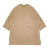 nano universe コットンワイドスリットプルオーバー 長袖Ｔシャツ カットソー ロンＴ ベージュ レディース ナノユニバース【中古】5-0809M♪