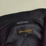 COMME des GARCONS ウール テーラードジャケット 90年代 AD1991 ネイビー レディース コムデギャルソン【中古】5-1022T∞