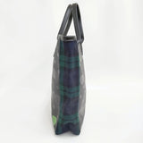 COMME des GARCONS/The Beatles タータンチェック リンゴ トートバッグ ブラック レディース コムデギャルソン/ビートルズ【中古】5-0731G♪