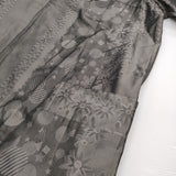 Haat ISSEY MIYAKE シルク混 月 星 コート HA13FT667 サイズ2 ジップアップ ワンピース グレー レディース ハートイッセイミヤケ【中古】5-1018M♪