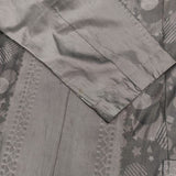 Haat ISSEY MIYAKE シルク混 月 星 コート HA13FT667 サイズ2 ジップアップ ワンピース グレー レディース ハートイッセイミヤケ【中古】5-1018M♪