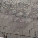 Haat ISSEY MIYAKE シルク混 月 星 コート HA13FT667 サイズ2 ジップアップ ワンピース グレー レディース ハートイッセイミヤケ【中古】5-1018M♪