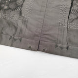 Haat ISSEY MIYAKE シルク混 月 星 コート HA13FT667 サイズ2 ジップアップ ワンピース グレー レディース ハートイッセイミヤケ【中古】5-1018M♪