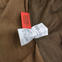Haat ISSEY MIYAKE HA11FJ675 泥染め 羽織り コート サイズ2 ジャケット ブラウン レディース ハートイッセイミヤケ【中古】5-0731M♪