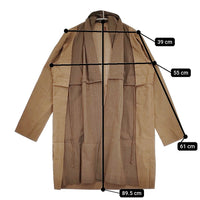 Haat ISSEY MIYAKE HA11FJ675 泥染め 羽織り コート サイズ2 ジャケット ブラウン レディース ハートイッセイミヤケ【中古】5-0731M♪