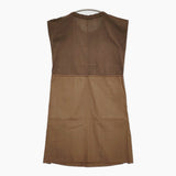 Haat ISSEY MIYAKE HA11FT676 泥染め サイズ2 ノースリーブ ワンピース ブラウン レディース ハートイッセイミヤケ【中古】5-0731S♪