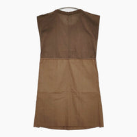 Haat ISSEY MIYAKE HA11FT676 泥染め サイズ2 ノースリーブ ワンピース ブラウン レディース ハートイッセイミヤケ【中古】5-0731S♪