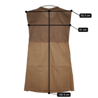 Haat ISSEY MIYAKE HA11FT676 泥染め サイズ2 ノースリーブ ワンピース ブラウン レディース ハートイッセイミヤケ【中古】5-0731S♪