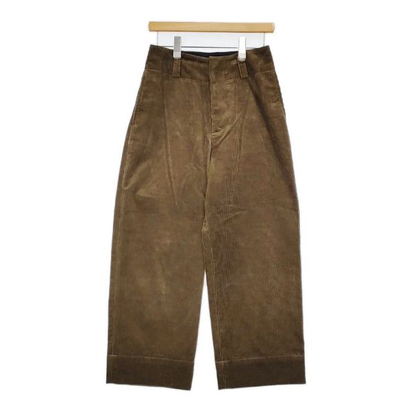 MARGARET HOWELL WALE COTTON CORDUROY 578-3242005 コーデュロイ パンツ 23AW カーキ レディース マーガレットハウエル【中古】5-1116T∞