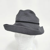 mature ha BOXED HAT ボックスハット 11cm brim ハット チャコールグレー レディース マチュアーハ【中古】5-0731M♪