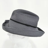 mature ha BOXED HAT ボックスハット 11cm brim ハット チャコールグレー レディース マチュアーハ【中古】5-0731M♪