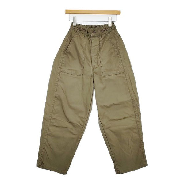 Ordinary fits ジェームスパンツ コットン サイズ00 パンツ カーキ レディース オーディナリーフィッツ【中古】5-1113G∞