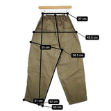 Ordinary fits ジェームスパンツ コットン サイズ00 パンツ カーキ レディース オーディナリーフィッツ【中古】5-1113G∞