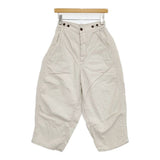 Ordinary fits コットン イージー パンツ アイボリー レディース オーディナリーフィッツ【中古】5-1113G∞