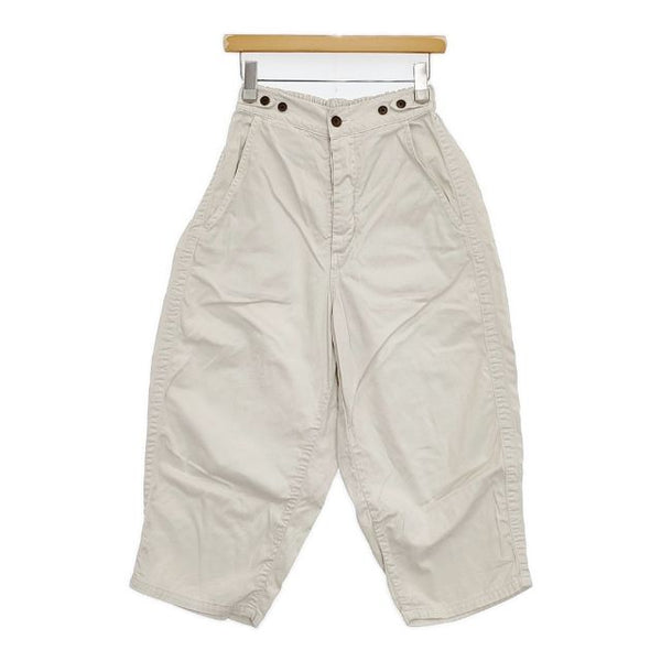 Ordinary fits コットン イージー パンツ アイボリー レディース オーディナリーフィッツ【中古】5-1113G∞