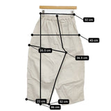 Ordinary fits コットン イージー パンツ アイボリー レディース オーディナリーフィッツ【中古】5-1113G∞