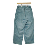 BEAMS BOY ワイドコーデュロイ ディープライズ 定価12800円 パンツ エメラルドグリーン レディース ビームスボーイ【中古】5-1022T∞