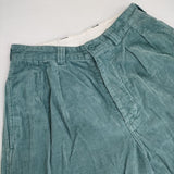 BEAMS BOY ワイドコーデュロイ ディープライズ 定価12800円 パンツ エメラルドグリーン レディース ビームスボーイ【中古】5-1022T∞