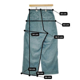 BEAMS BOY ワイドコーデュロイ ディープライズ 定価12800円 パンツ エメラルドグリーン レディース ビームスボーイ【中古】5-1022T∞