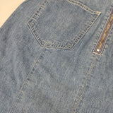 THE SHINZONE DENIM MERMAID SKIRT 定価30800円 デニム ロングスカート 23SS ブルー レディース シンゾーン【中古】5-1113M∞