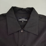 tricot COMME des GARCONS 異素材 ドッキング ウール ワンピース 90年代 AD1992 ブラック レディース トリココムデギャルソン【中古】5-1022T∞