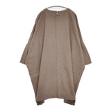 Sun Valley コットン リネン チュニック ワンピース ブラウン レディース サンバレー【中古】5-1113M∞