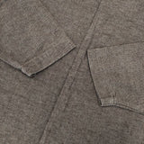 Sun Valley コットン リネン チュニック ワンピース ブラウン レディース サンバレー【中古】5-1113M∞