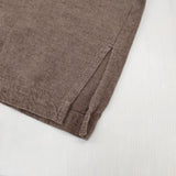 Sun Valley コットン リネン チュニック ワンピース ブラウン レディース サンバレー【中古】5-1113M∞