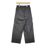 blurhms Wool Rayon Silk Super Wide Slacks BHS23S015 サイズ00 ワイドスラックス パンツ 23SS Cグレー レディース ブラームス【中古】5-1018M♪