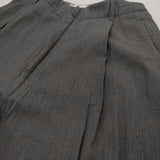 blurhms Wool Rayon Silk Super Wide Slacks BHS23S015 サイズ00 ワイドスラックス パンツ 23SS Cグレー レディース ブラームス【中古】5-1018M♪