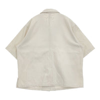 MHL. 半袖シャツ コットン 595-2152500 サイズ2 ジャケット 21SS ホワイト レディース エムエイチエル【中古】5-0809S♪