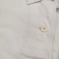 MHL. 半袖シャツ コットン 595-2152500 サイズ2 ジャケット 21SS ホワイト レディース エムエイチエル【中古】5-0809S♪