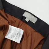 MARGARET HOWELL WASHED COTTON SATIN サイズ2 定価41800円 578-3132001 スカート 23SS ブラウン レディース マーガレットハウエル【中古】5-1018G♪