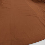 MARGARET HOWELL WASHED COTTON SATIN サイズ2 定価41800円 578-3132001 スカート 23SS ブラウン レディース マーガレットハウエル【中古】5-1018G♪