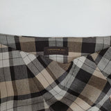 TOMORROWLAND collection シャドータータンチェック フレアミディスカート 定価28600円 ロングスカート ベージュ ブラウン レディース トゥモローランド【中古】5-1022T∞