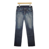 45R/45rpm 赤耳 ジーンズ インディゴ サイズ28 デニムパンツ ブルー レディース フォーティーファイブアールピーエム【中古】5-1113G∞