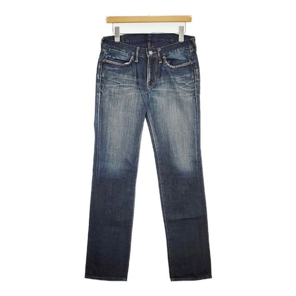 45R/45rpm 赤耳 ジーンズ インディゴ サイズ28 デニムパンツ ブルー レディース フォーティーファイブアールピーエム【中古】5-1113G∞