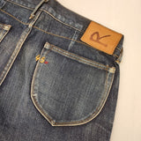 45R/45rpm 赤耳 ジーンズ インディゴ サイズ28 デニムパンツ ブルー レディース フォーティーファイブアールピーエム【中古】5-1113G∞