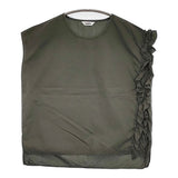 omake frill tops ノースリーブ フリル ブラウス シャツ カーキ レディース【中古】5-0809S♪