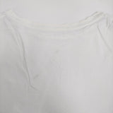 evam eva E211C139 コットン ショートスリーブ オーバーサイズ 半袖Ｔシャツ カットソー ホワイト レディース エヴァムエヴァ【中古】5-0809S♪