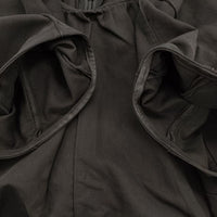 R&D.M.Co- コットンリネン フレンチスリーブ ブラウス シャツ ブラック レディース オールドマンズテーラー【中古】5-0809S♪
