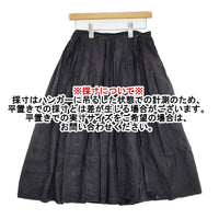R&D.M.Co- シルク タック ギャザー サイズM スカート ブラック レディース オールドマンズテーラー【中古】5-0905M♪