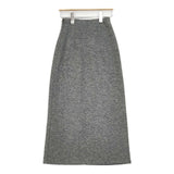 JURGEN LEHL J0144US531 ウールシルク ロングスカート グレー レディース ヨーガンレール【中古】5-1116T∞