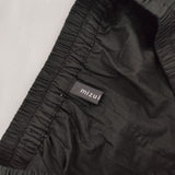 mizuiro-ind コットンギャザー ロングスカート ブラック レディース ミズイロインド【中古】5-1113M∞