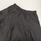 mizuiro-ind コットンギャザー ロングスカート ブラック レディース ミズイロインド【中古】5-1113M∞